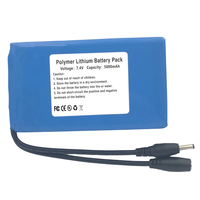 Baterai Polimer Lithium 7.4V 5000mAh Berkinerja Tinggi - Cadangan Tahan Lama untuk Peralatan Elektronik 7.4V