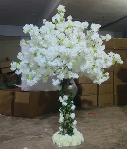ต้นเชอร์รี่ประดิษฐ์สีขาว B0301 พร้อมกิ่งก้านห้อยสำหรับตกแต่งโต๊ะกลางงานแต่งงานและงานปาร์ตี้ - Product Image 5