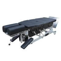 Table chiropratique inclinable électrique avec 5 gouttes pour traitement de physiothérapie
