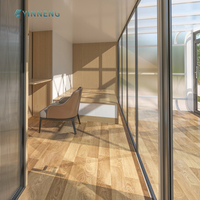 Maisons modulaires sismiques YINNENG, structure en acier, extensibles, préfabriquées, mobiles, 19 pieds x 20, alimentées à l'énergie solaire, écologiques
