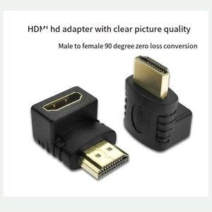 Vente en gros <span class=keywords><strong>HDMI</strong></span> en forme de L 90 et 270 degrés coudé à Angle droit <span class=keywords><strong>adaptateur</strong></span> d'extension convertisseur <span class=keywords><strong>HDMI</strong></span> <span class=keywords><strong>adaptateur</strong></span> mâle à femelle - Product Image 2