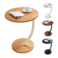 Mini table d'appoint ronde pour salon ou chambre à coucher