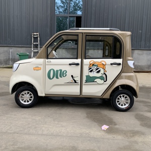 Veicolo Elettrico a <span class=keywords><strong>4</strong></span> Porte e <span class=keywords><strong>4</strong></span> Posti, Auto Compatta per Adulti a <span class=keywords><strong>4</strong></span> Ruote, Mini Auto Elettrica Senza Patente - Product Image 5