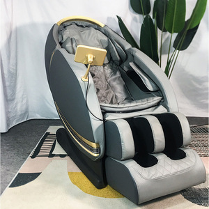<b>Smart</b> Massage Chair Full Body Automatic SL Guide Rail 31-60 Airbags Bluetooth Home Use Gray Black Green - Product Image 2