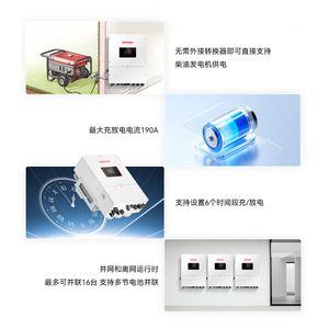 อินเวอร์เตอร์พลังงานแสงอาทิตย์ Demda 220V แบบออฟกริด แรงดันต่ำ ชุดรวมในตัว กันน้ำ IP65 สำหรับใช้ในครัวเรือน - Product Image 2