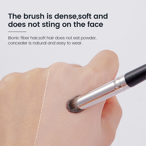 Herramienta de <span class=keywords><strong>contorno</strong></span> IMAGIC Pulpa de dedo Sombra de <span class=keywords><strong>nariz</strong></span> Pincel de maquillaje de una sola cara Diseño de lujo Logotipo personalizado Pincel corrector de etiqueta privada - Product Image 4