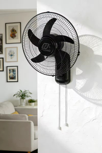 Wall-Mounted Solar Fan Strong Wind Speed for Home Rotary <b>Button</b> Right and Left Shaking Head With Solar Panel Changer - Product Image 3