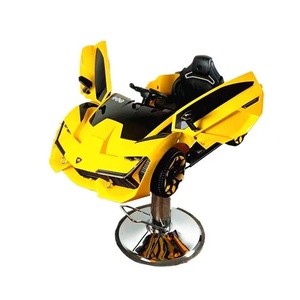 <b>Children's</b> Car Hairdressing <b>Chair</b> Metal Height Adjustable Salon Furniture for Beauty Salons - Product Image 4