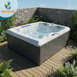 Vasca Idromassaggio di Lusso da 2m con Isolamento da 25mm, Design Elegante, 72 Getti e 4 Pompe per 3 Persone - Product Image 1