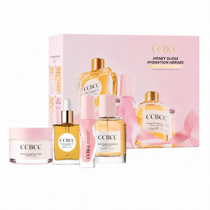 4 In 1 <b>Honey</b> Infused Hair Care Set Hydrating Repair Shiny Hair Treatment Kit For Dry Frizzy Hair - Product Image 4