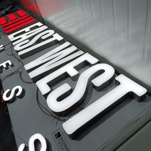 Custom Business Store Shop Name Sign Board Outdoor Acrylic Frontlit <b>Letters</b> <b>Led</b> Logo Wall Sign 3d Signage - Product Image 5