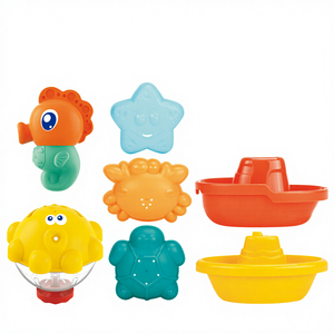 Ensemble <span class=keywords><strong>de</strong></span> jouets <span class=keywords><strong>de</strong></span> plage éducatifs et amusants, navire <span class=keywords><strong>pirate</strong></span>, filet, jouets <span class=keywords><strong>de</strong></span> <span class=keywords><strong>bain</strong></span> en plastique ABS pour enfants - Product Image 3