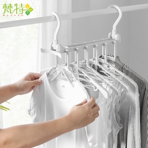 Hot Sale Plastic Non-slip Clothes Suit Hanger Folding <b>Cloth</b> Hanger for Living Room & Bathroom - Product Image 5