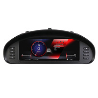 Tableau de bord numérique LCD 10,25 pouces pour Peugeot 407 407SW 2004-2010, compteur de vitesse numérique OBD, panneau d'instruments automatique
