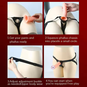 Dildo Realista Hueco y Usable para Lesbianas - Silicona Líquida, Estimulación del Punto G, Aumento de la Circunferencia del Pene, Soporte para la Erección, Juguete Sexual - Product Image 2