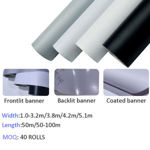 Matériel d'impression pour affiches publicitaires Uninex Factory 180gsm-680gsm, <span class=keywords><strong>vinyle</strong></span> brillant 13oz, rouleau de bannière flexible, laminé, rétroéclairé, frontlit - Product Image 2