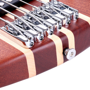 Bajo Clásico Vintage de 6 Cuerdas, Fabricado por OEM, con Batería, Mástil Personalizado, Pastillas Activas, 24 Trastes - Product Image 6