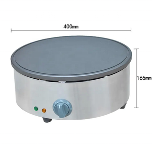 Goodloog 2200W Machine électrique de fabrication de crêpes en fonte Machine <span class=keywords><strong>à</strong></span> crêpes en acier inoxydable Équipement de cuisine 220V utilisé pour la vente - Product Image 5