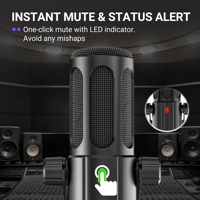 Microphone de studio cardioïde dynamique FIFINE Tank6, populaire pour la voix et la diffusion, microphone filaire Micro USB/XLR