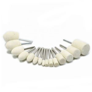 Disque de <span class=keywords><strong>polissage</strong></span> abrasif en feutre de laine monté sur support pour le <span class=keywords><strong>polissage</strong></span> des métaux - Product Image 5