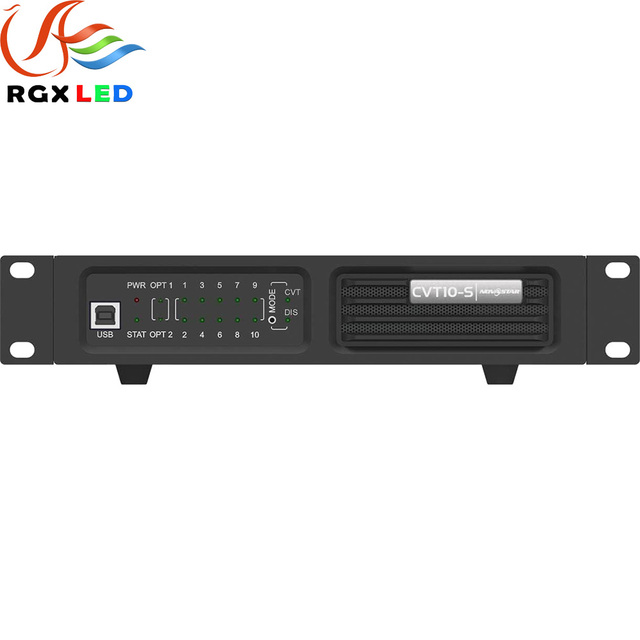 Support 7680hz Original Fiber/photoelectric Converter CVT10-S Novastar Has a 10-way Network Interface