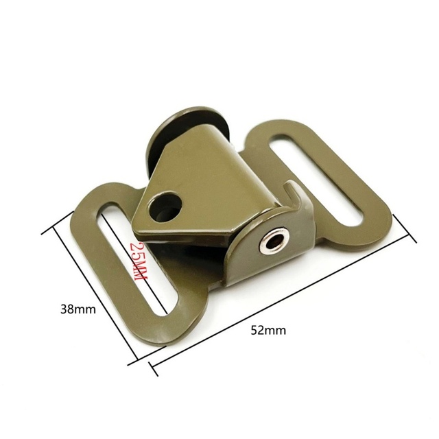 Metal 25mm Bag Backpack Belt Webbing Strap Tactical Release Cam Buckle Hardware