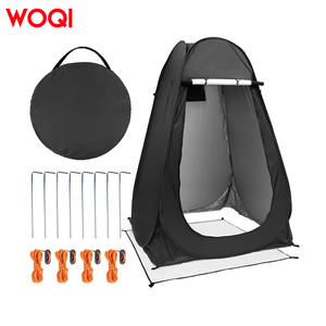 Tente de douche Woqi 120x120x190cm, imperméable, simple couche, portable, pour camping, plage et usage extérieur - Product Image 1