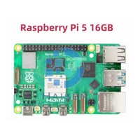 Placa de Desarrollo Integrada Original Raspberry Pi 5 con 2GB, 4GB, 8GB o 16GB de RAM Opcionales, Doble USB 3.0 y BT 5.0