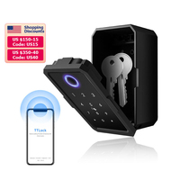 TTlock Boîtes de sécurité Wifi Mot de passe Empreinte digitale intelligente Numérique Cerradura Inteligente Tuya Boîtes de verrouillage électroniques portables