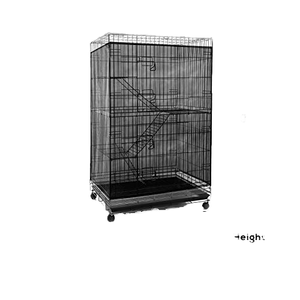 Kandang Burung Logam, untuk Burung Beo, Cockatiel, Lovebird, Merpati, Parkit Besar, Kandang Jaring - Product Image 3