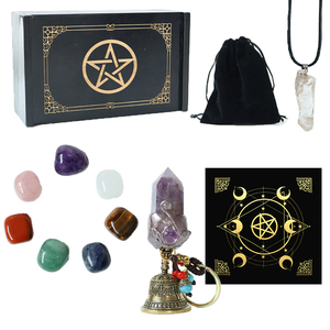 Juego de Brujería Grande Nuevo al por Mayor, Juego de Altar de Bruja <span class=keywords><strong>para</strong></span> <span class=keywords><strong>Principiantes</strong></span>, Juego de <span class=keywords><strong>Hechizos</strong></span> <span class=keywords><strong>para</strong></span> <span class=keywords><strong>Principiantes</strong></span>, Juego de Suministros de Brujería - Product Image 1