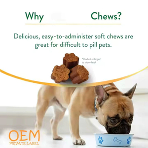 Logo privé Suppléments de soins de santé pour animaux de compagnie <span class=keywords><strong>Dog</strong></span> Vision Soft Chews pour réduire le stress oxydatif de l'inflammation oculaire - Product Image 2