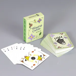 Fabricante de juego de cartas de papel de impresión tamaño puente logotipo personalizado diseño personalizado