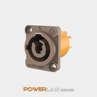 ROXTONE RAC3MPI Power Link Series Connecteurs d'équipement AC verrouillables à 3 pôles avec boîtier en nylon à contact en cuivre 10A dans une prise de courant