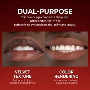 Makeup No LOGO MSDS Certified Waterproof Velvet Nude <strong>Matte</strong> Long Lasting <strong>Lipstick</strong> 6 Colors Vitamin C 3.8g Travel Size - Product Image 4