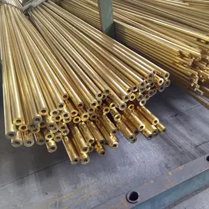 High quality h62 h63 h65 h68 h70 straight 1/4 hard 6mm brass tube pipe