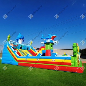 บ้านเด้งเป่าลมสำหรับเด็กขนาดใหญ่ใช้ในงานเทศกาล/งานคาร์นิวัลเชิงพาณิชย์ขนาด14x7ม. - Product Image 6