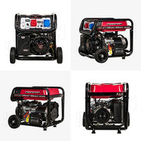 Générateur à essence monophasé BISON 10 kW, 4 temps, certifié ISO Euro V, 110 V, 120 V, 220 V, 230 V, 20 CV, refroidissement par air, automatique, écologique