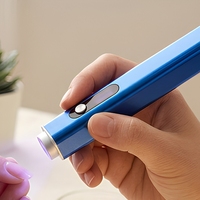 Lampe à LED rechargeable pour ongles M1 Cobalt Blue, bande lumineuse 3W 400mAh, charge rapide USB-C, batterie 64 min, minuterie 3 vitesses, pour la maison et le salon