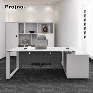 Escritorio de muebles de oficina de lujo, escritorio de madera para ordenador, mesa de trabajo para ordenador de oficina, hogar y oficina - Product Image 1