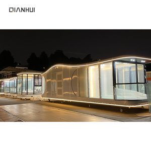 Gran Venta de atracciones turísticas ecológicas flexibilidad contenedor móvil cabina prefabricada cuatro personas <span class=keywords><strong>Apple</strong></span> cabina Hotel ISO9001 - Product Image 4