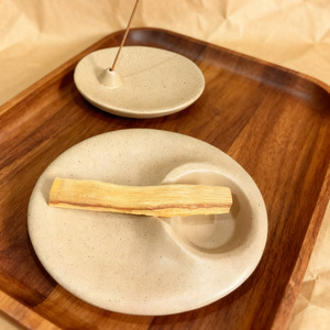 Quemador de Incienso Nórdico Multifuncional Hecho a Mano, Bandeja Vintage para Palo Santo y Salvia, Soporte para Incienso, Adorno - Product Image 1
