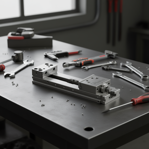 Ttake Modular <b>Vice</b> With Fixed And Descending Jaw 150mm Length For Metalworking - Product Image 3