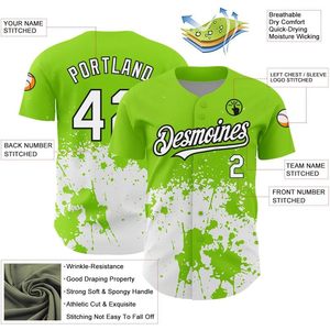 เสื้อเบสบอลแบบกำหนดเองได้ ปักชื่อและหมายเลขส่วนตัว สำหรับผู้ใหญ่ทุกเพศ ชุดกีฬาซับเหงื่อ - Product Image 3