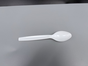 Cuillères en plastique polystyrène de qualité supérieure <span class=keywords><strong>Joe</strong></span> Modern, poids moyen/lourd - 100/boîte - Blanc - Product Image 3
