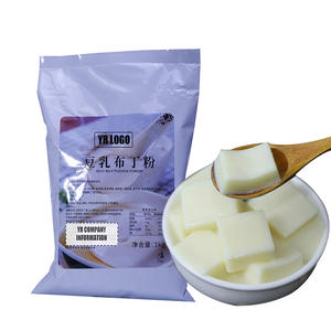 Instant Drink Powder Mix Soy Milk Pudding Flavor <b>Food</b> Grade Jelly Powder for Boba and Milk Tea Wholesale Retail Businesses - Product Image 1