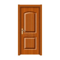Porte de chambre en bois de haute qualité au design minimaliste, avec apprêt blanc, isolation phonique et étanchéité, pour la décoration intérieure.