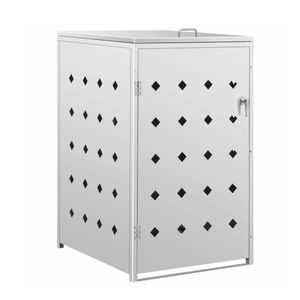 سقيفة سلة واحدة مخصصة للتخزين في الهواء الطلق سقيفة ديكور خارجي مع باب يدوي وفناء - Product Image 2