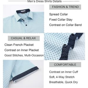 Camisa de Vestir Personalizada para Hombre, Manga Corta, Corte Regular, con Botones, Antiarrugas, Tela Popelina - Product Image 3