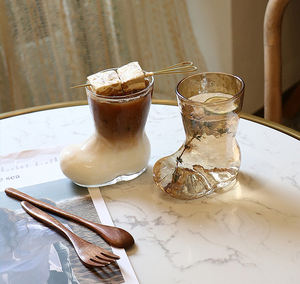 Creative Bar Drôle <span class=keywords><strong>verre</strong></span> à café Footed Shoe Boot Shaped Beer glass Shoe Shot Glass - Product Image 3